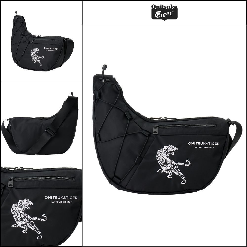 【ONITSUKA TIGER】MESSENGER BAG BLACK