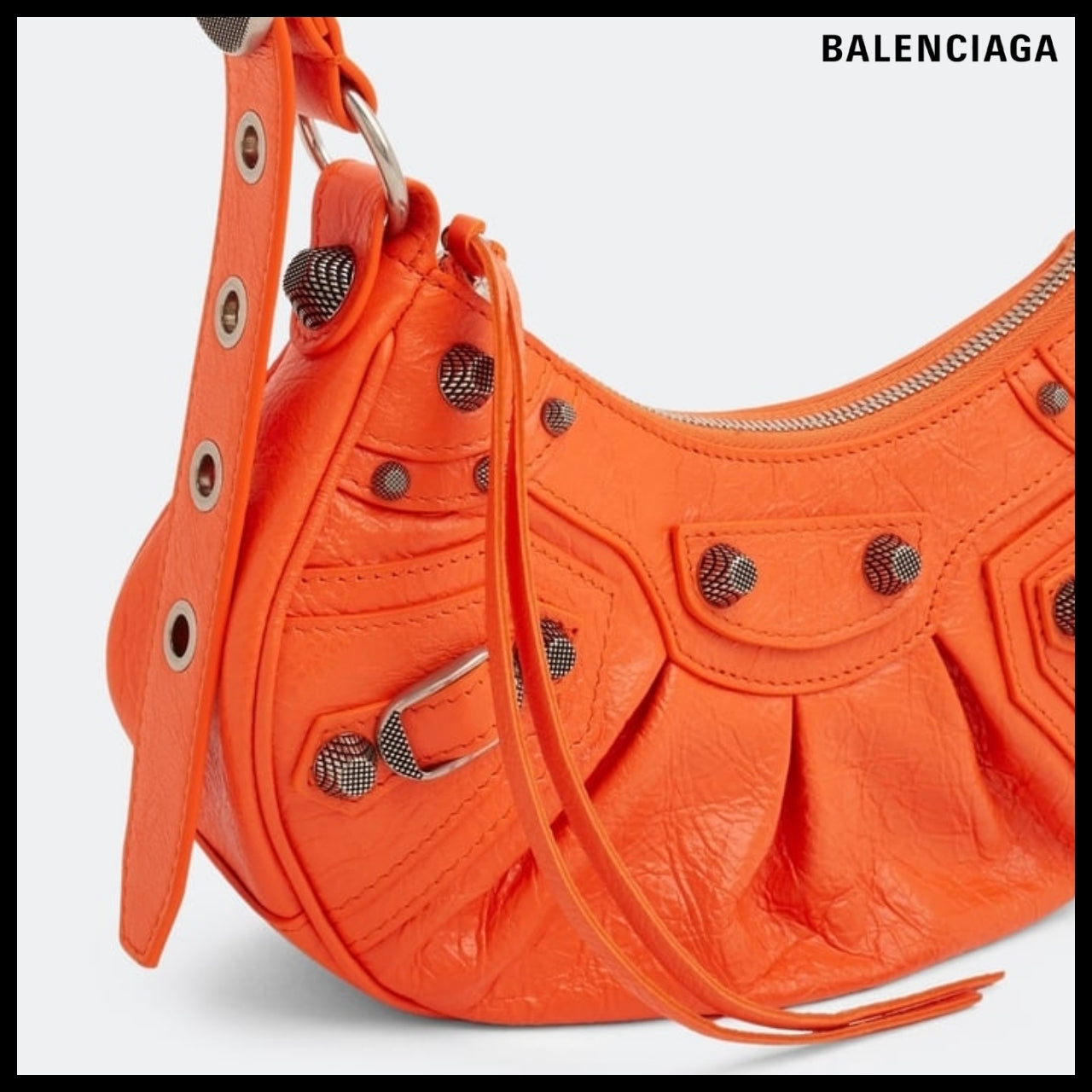 【BALENCIAGA】Le Cagole XS Shoulder Bag in Orange