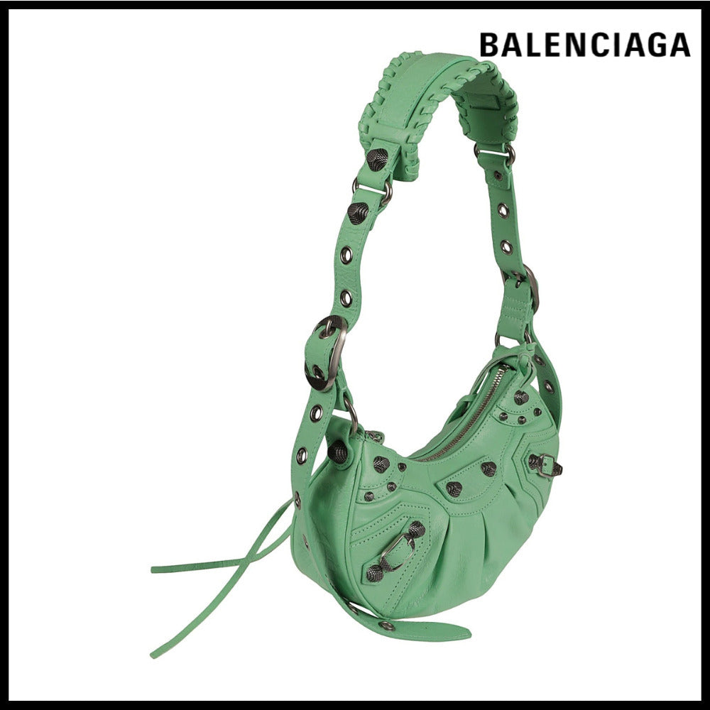 【BALENCIAGA】Le Cagole XS Shoulder Bag Green