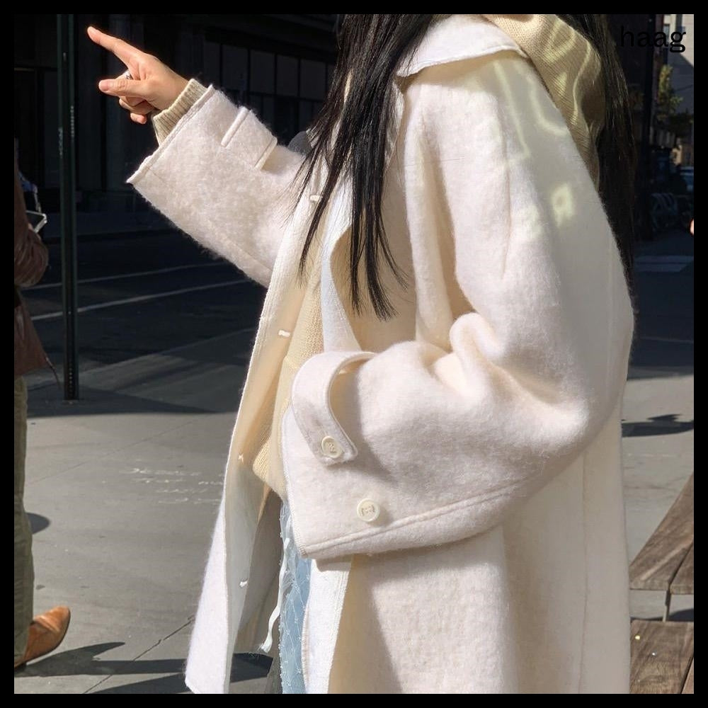 【HAAG】A Coat Cardigan Ivory
