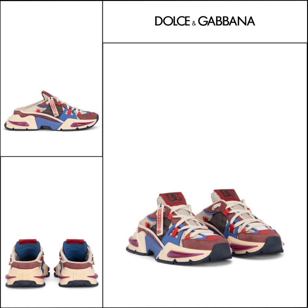 【Dolce&Gabbana】AIRMASER MULE SNEAKERS MIXED MATERIAL