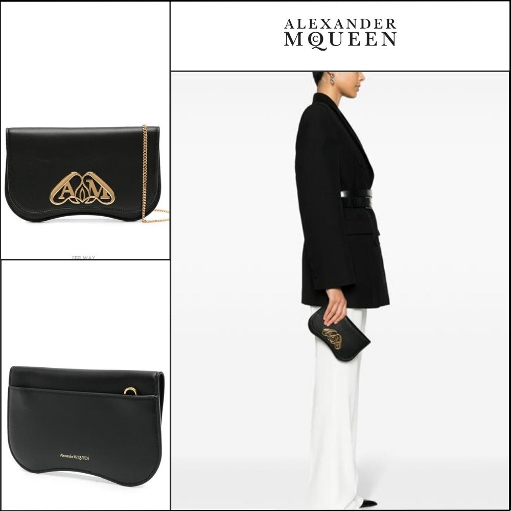 【Alexander Mcqueen】Seal Phone Mini Chain Bag