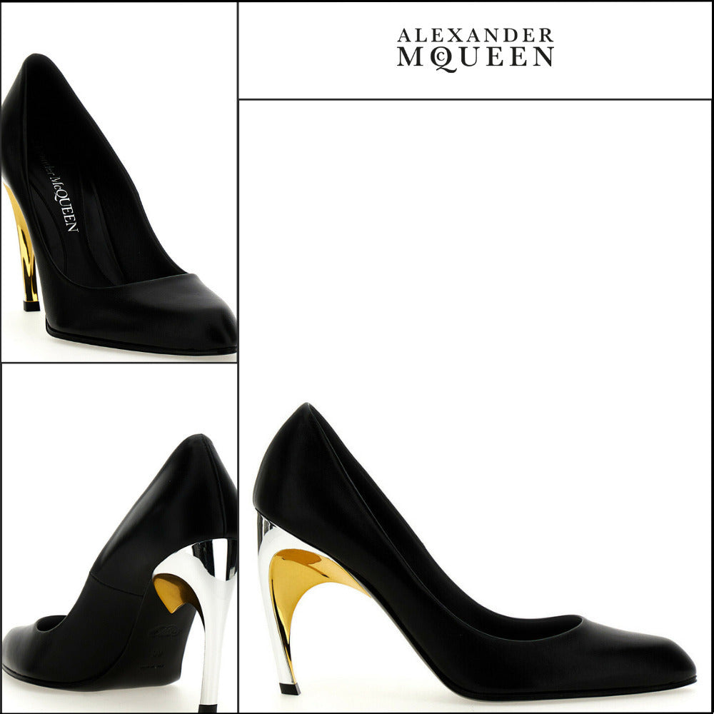 【Alexander Mcqueen】Armadillo Pumps Lacquered Heel