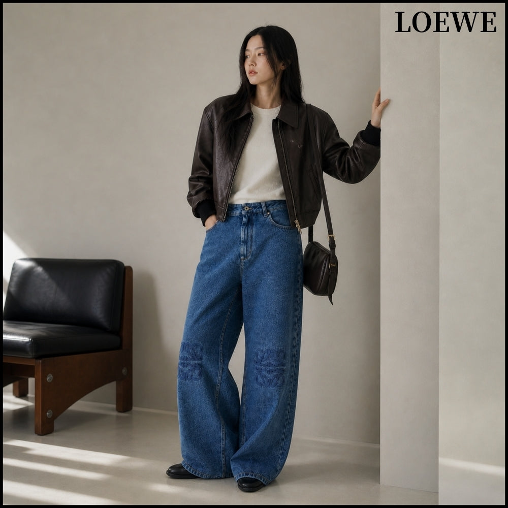 【LOEWE】Anagram Exhaust Jeans