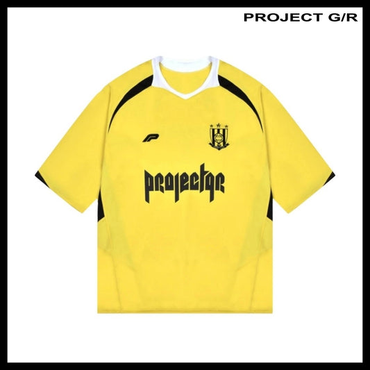 【PROJECT G/R】Oversized Football Jersey Yellow