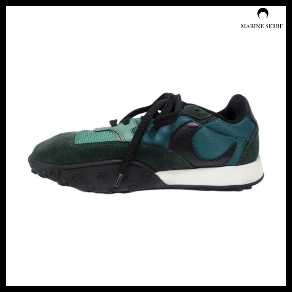 【MARINE SERRE】Women’s Green Moonwalk Sneakers