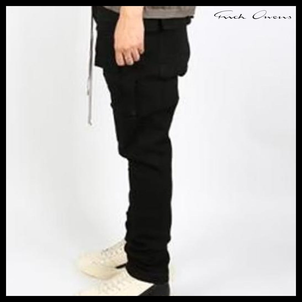 【RICK OWENS】Darkshadow Cargo Pants Black