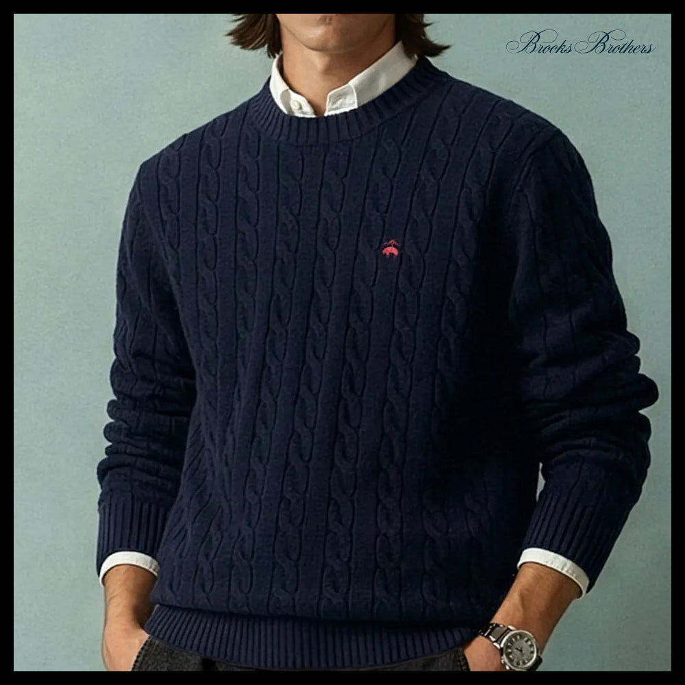 【Brooks Brothers】Shetland Cable Pullover 5Colors