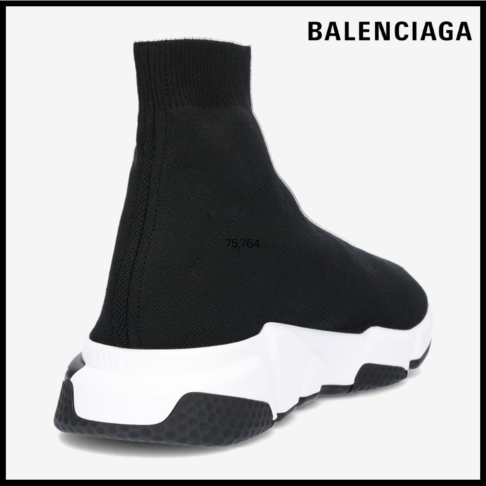 【BALENCIAGA】Speed Sneakers - Black/White