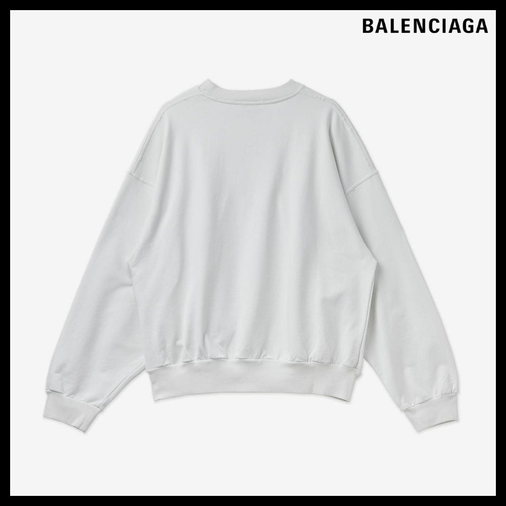 【BALENCIAGA】ユニバーシティ ロゴ スウェットシャツ ホワイト