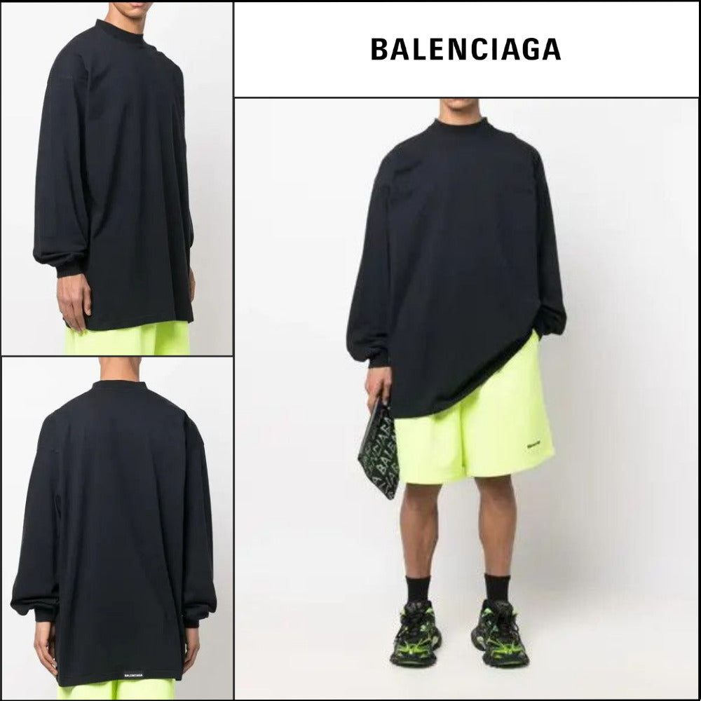 【BALENCIAGA】Tab Long Sleeve T-Shirt Oversized