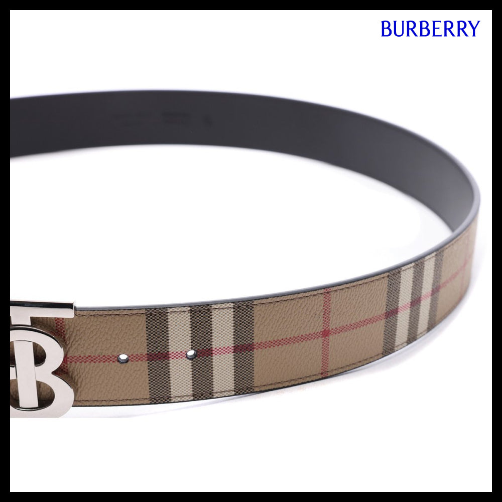 【Burberry】Men’s TB Vintage Check Belt