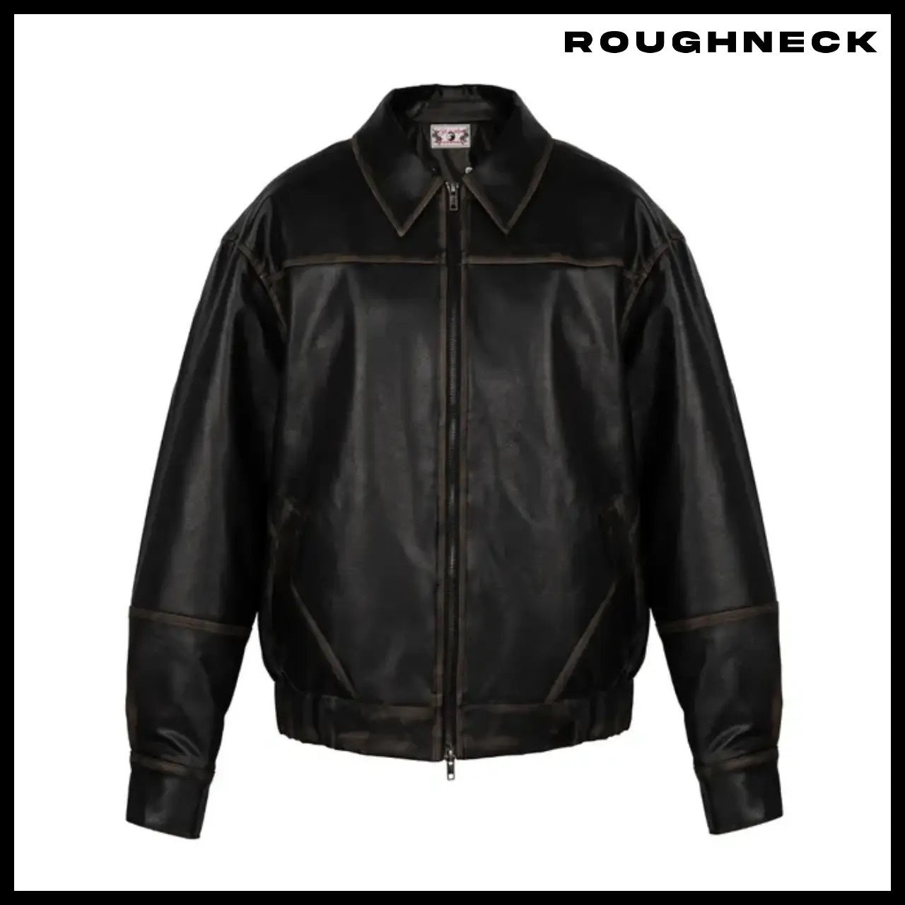 【ROUGHNECK】Washing Leather Blouson Jacket