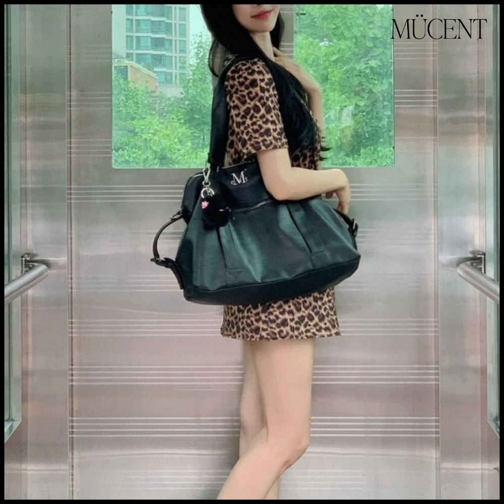 ★MUCENT★PRIME WRINKLE LEATHER TOTE BAG