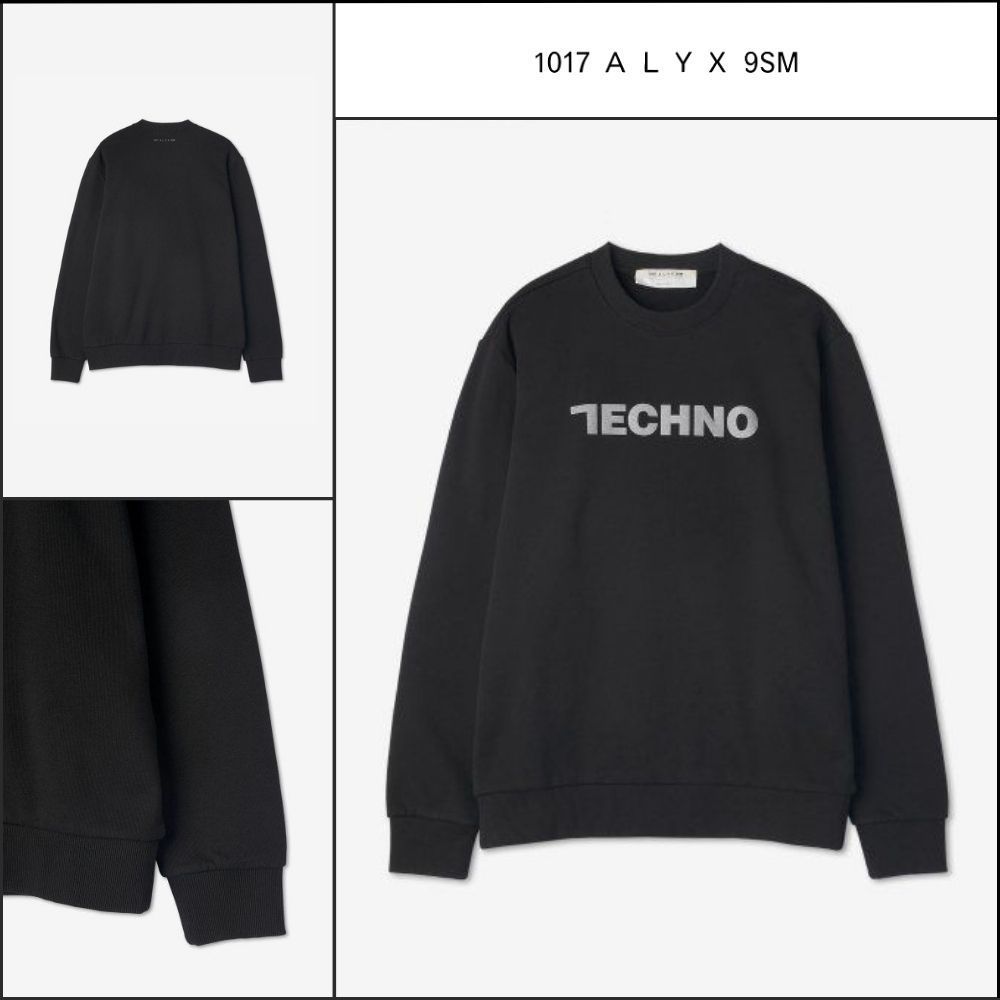 【ALYX】Techno Sweatshirt Black