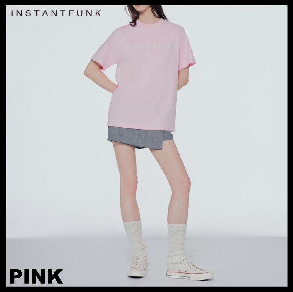 【INSTANTFUNK】VINTAGE LOGO T-SHIRTS 4COLOR