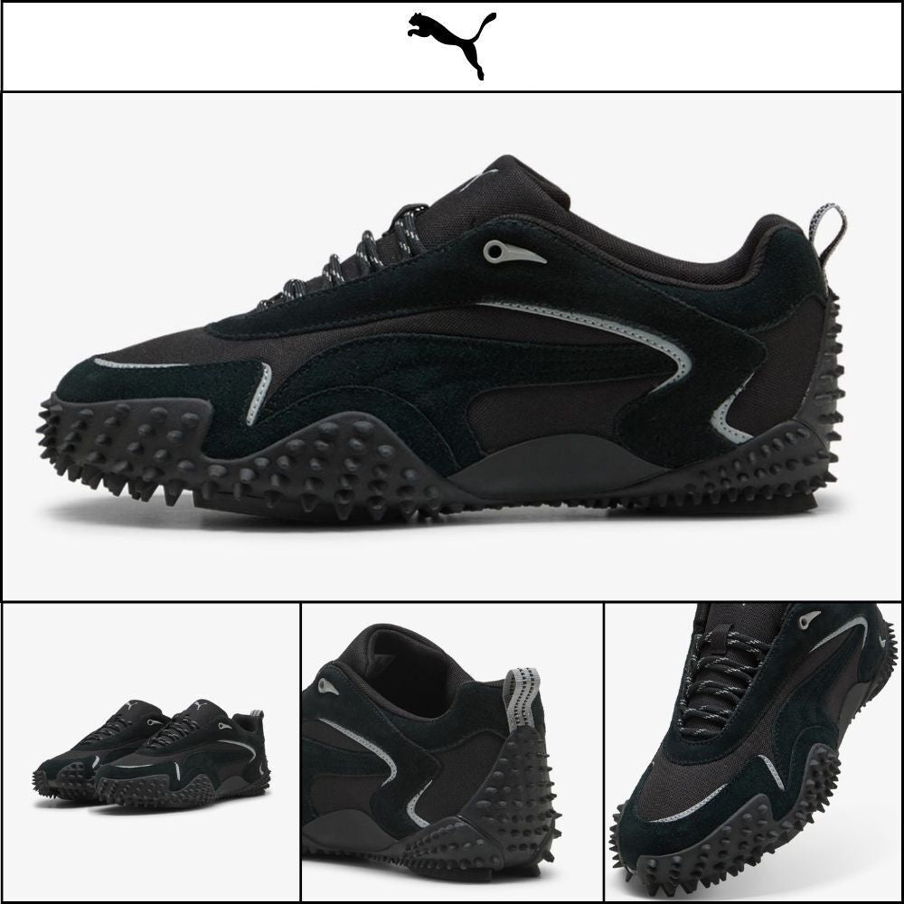 【PUMA】Mostro XC Prime Black Flat Mid Grey Sneakers
