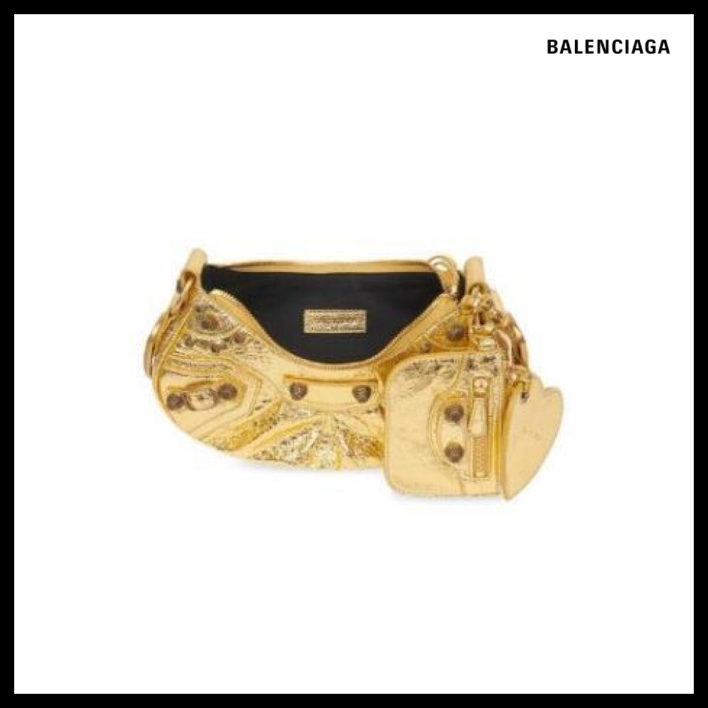 【BALENCIAGA】Le Cagole XS Shoulder Bag Gold