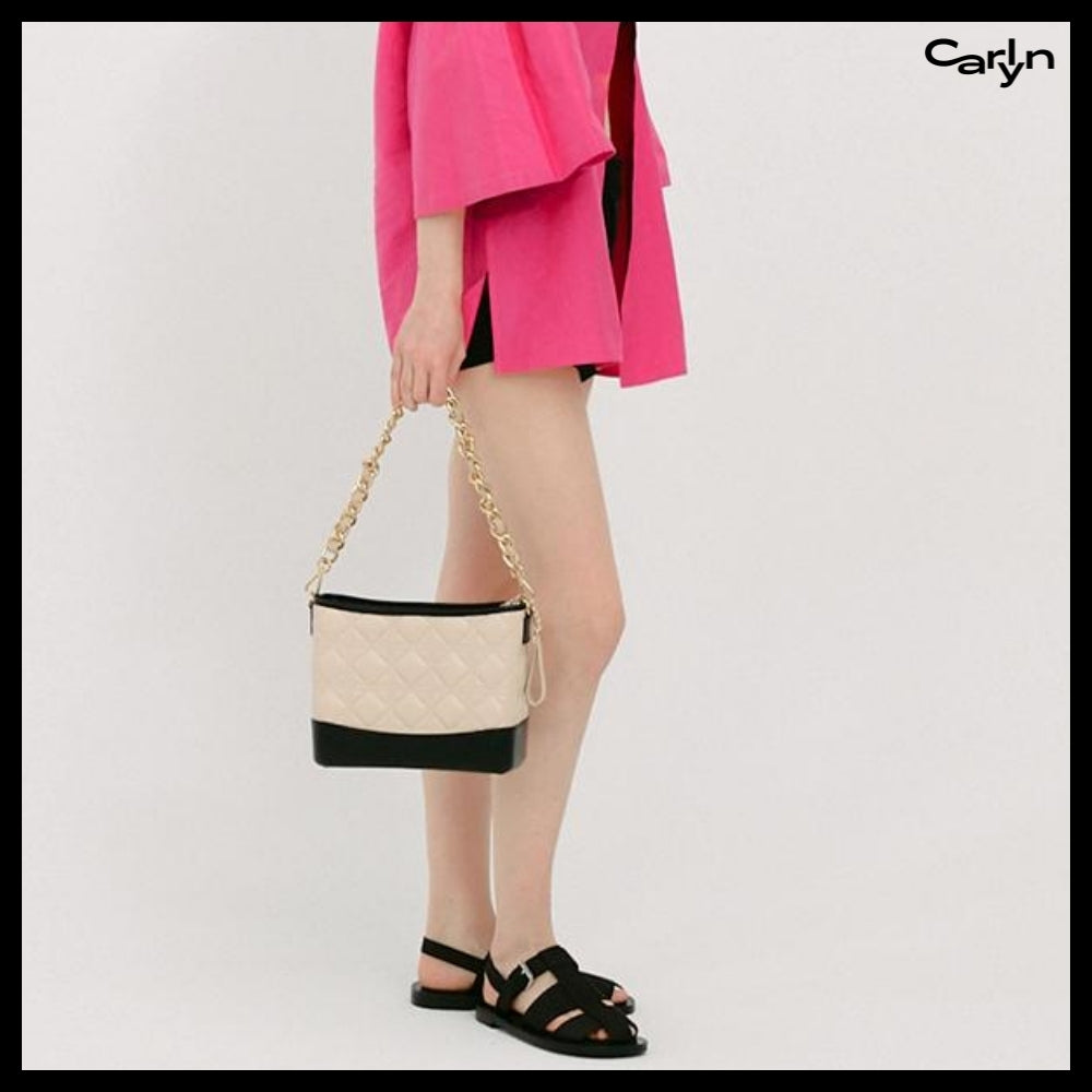 【carlyn】レザーリーンバッグ 3色