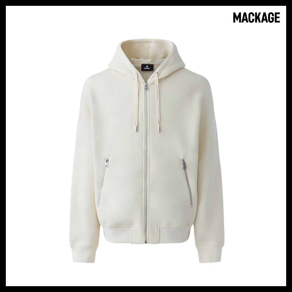 【Mackage】KRYS-ZP Chris ZP Hooded Zip-Up Cream