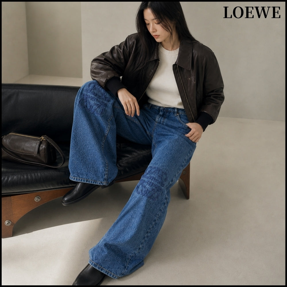 【LOEWE】Anagram Exhaust Jeans