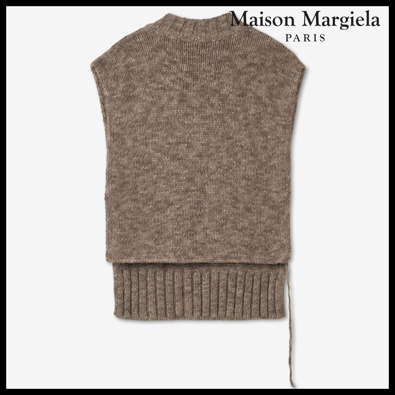 【Maison Margiela】Knit Vest - Brown