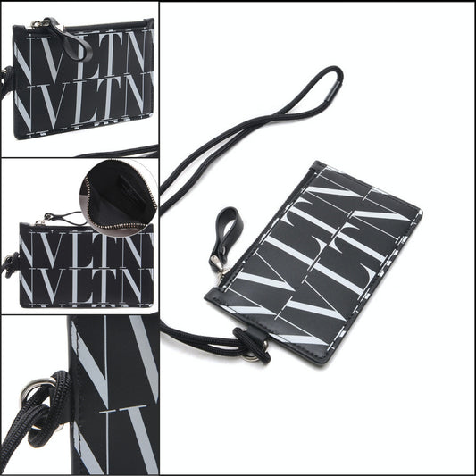 【Valentino】Men's VLTN Strap Card Wallet Logo Streetwear
