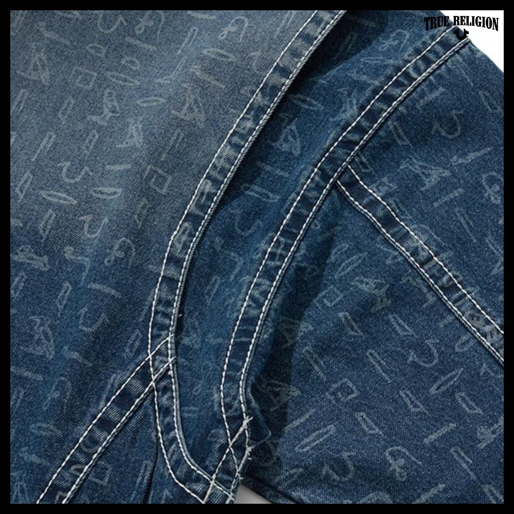 【TRUE RELIGION】Hieroglyphic Trucker Jacket 2Colors