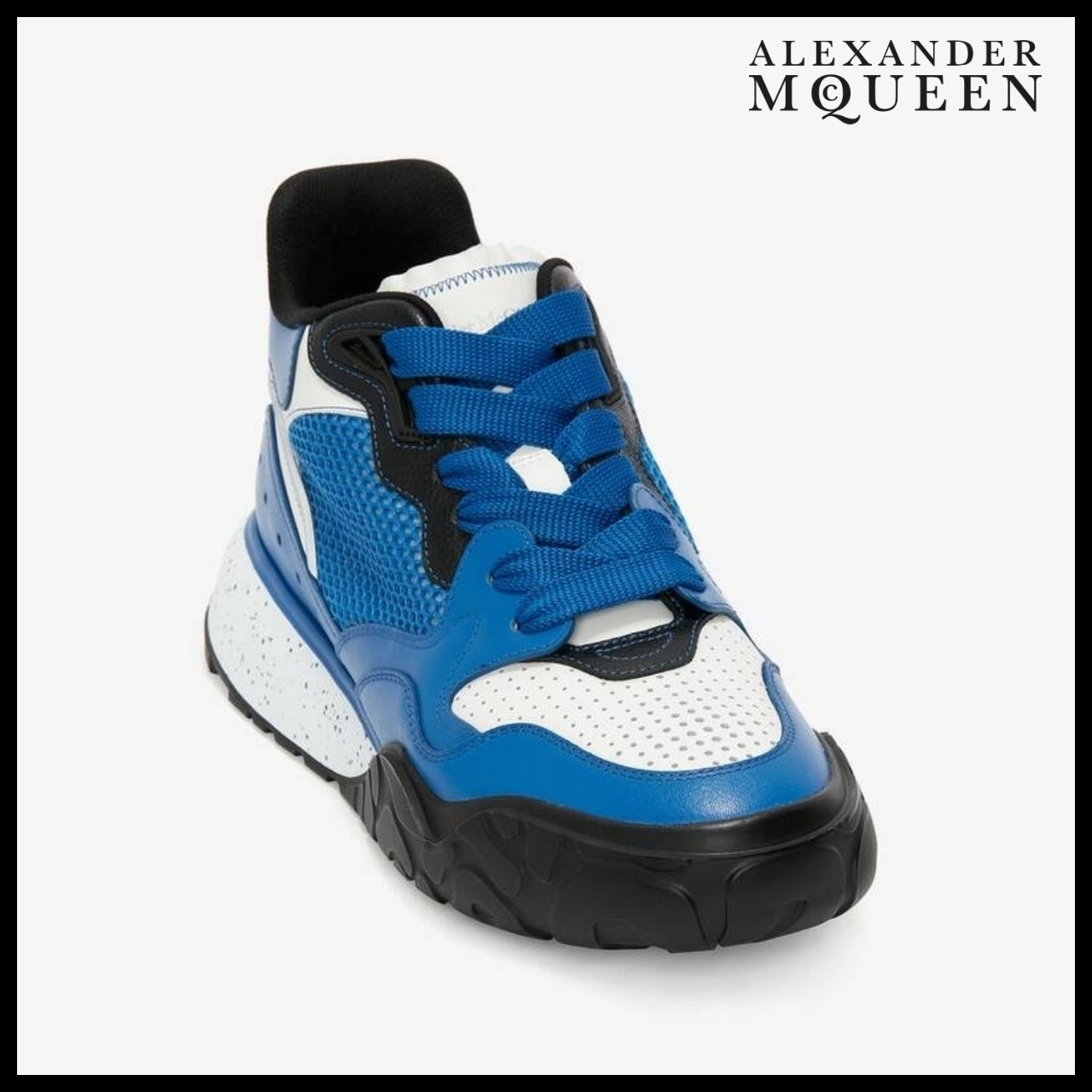 【Alexander Mcqueen】Court Trainer White Blue