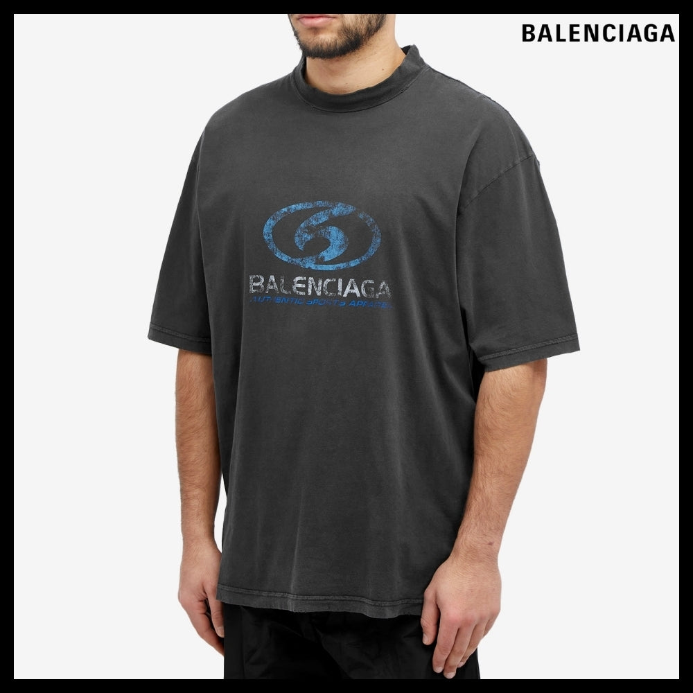 【BALENCIAGA】Surfer Medium Fit T-Shirt Grey