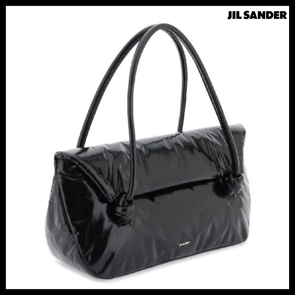 【正規品】【Jil Sander】Padded Leather Shoulder Bag