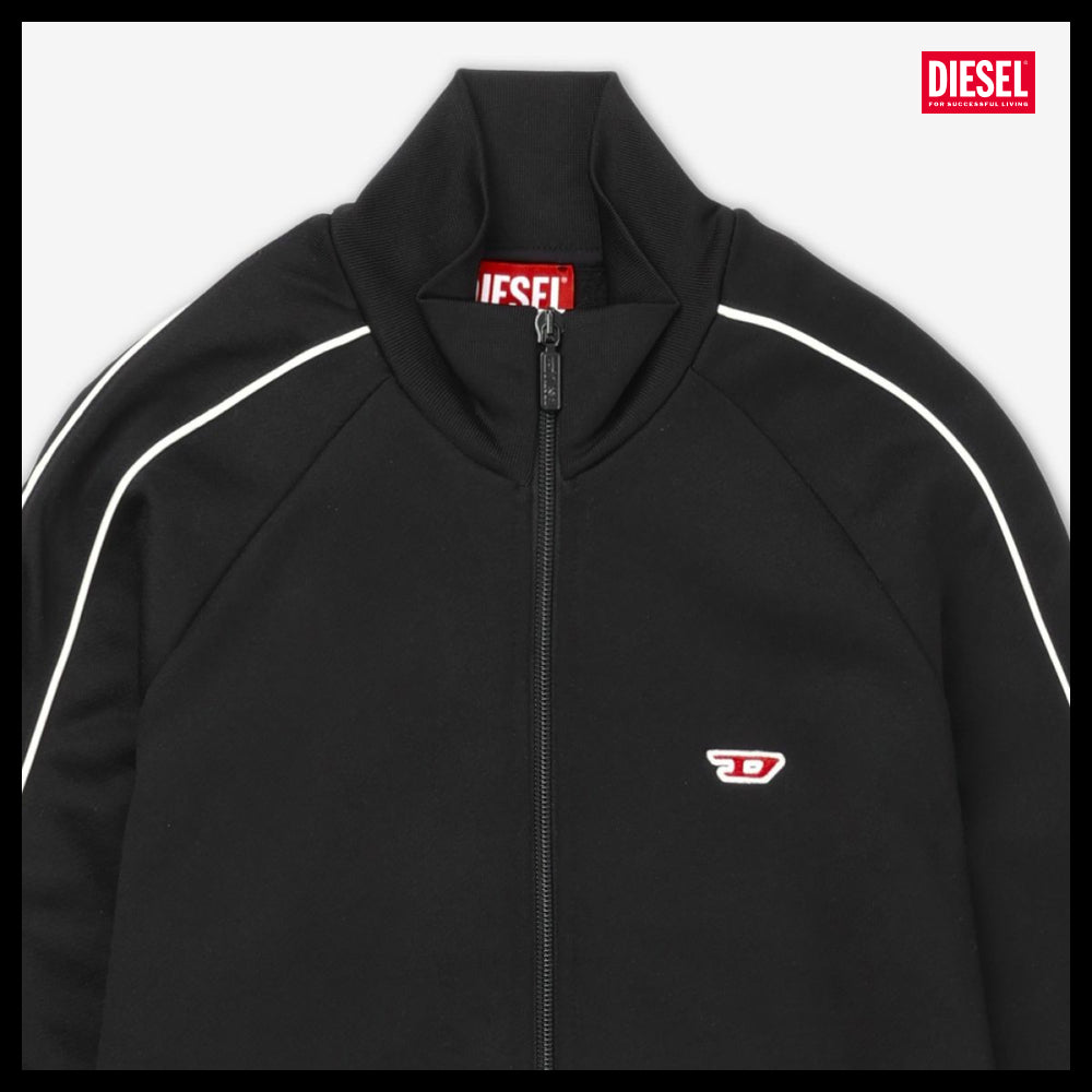 【DIESEL】F Jamila Piping D Jumper Black