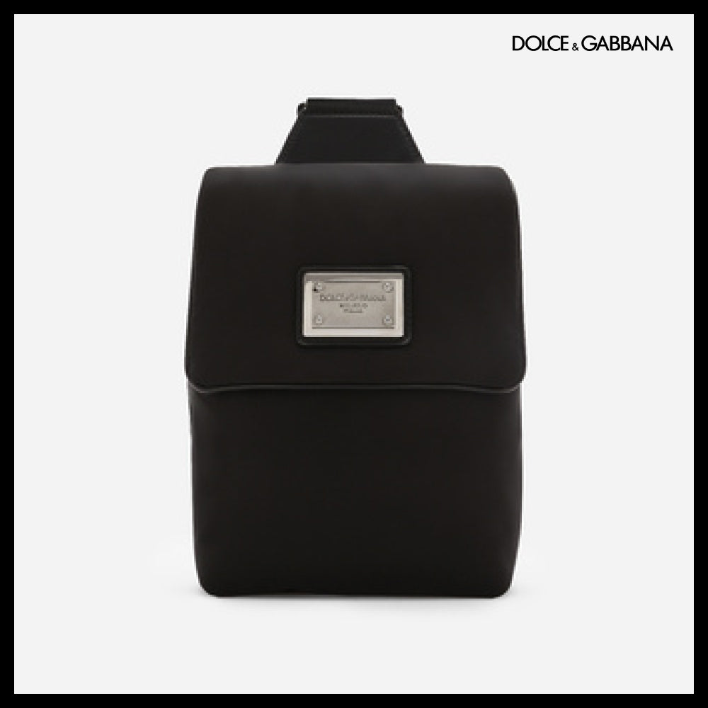 【Dolce & Gabbana】NYLON BELT BAG Black