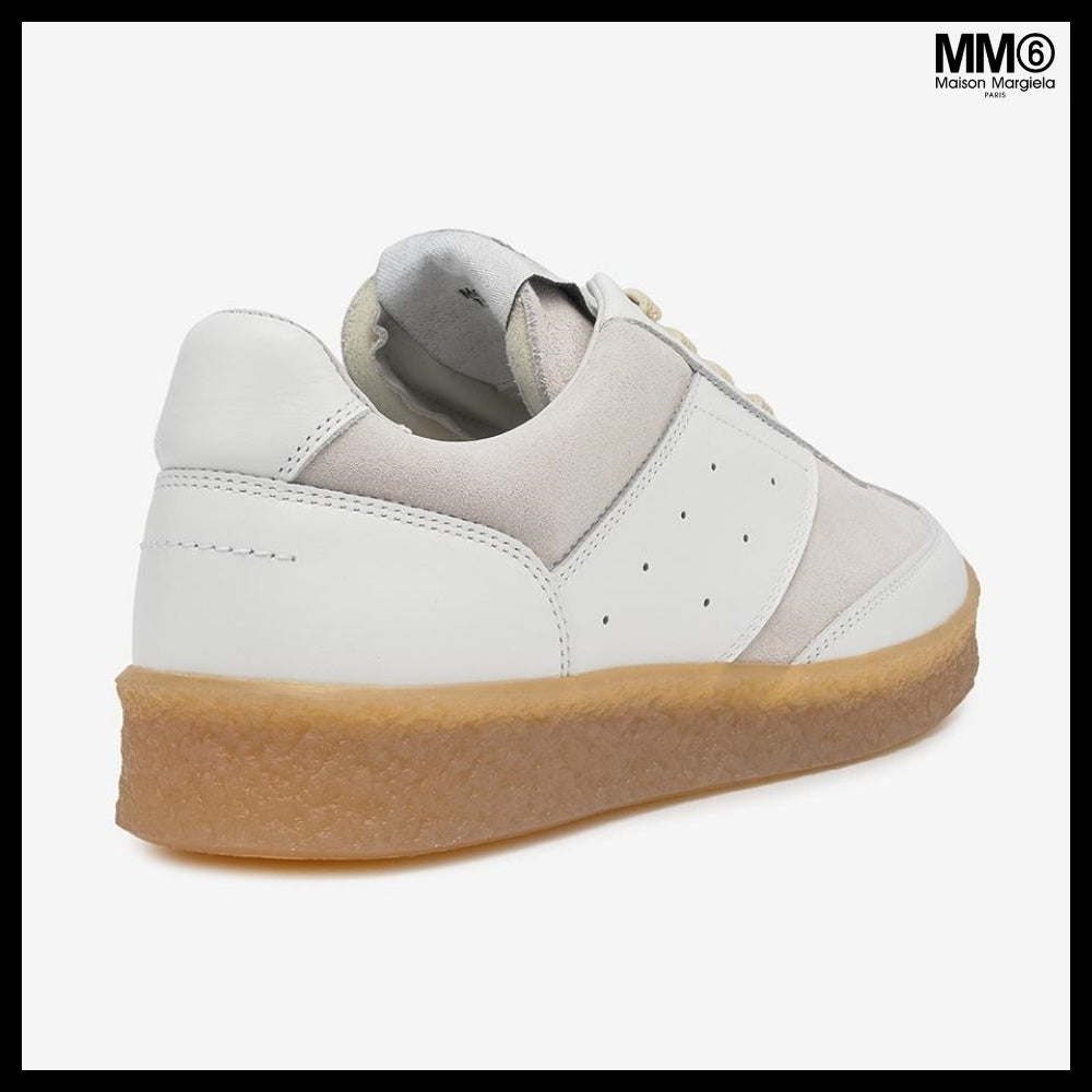 【MM6 Maison Margiela】6 Court Sneakers White