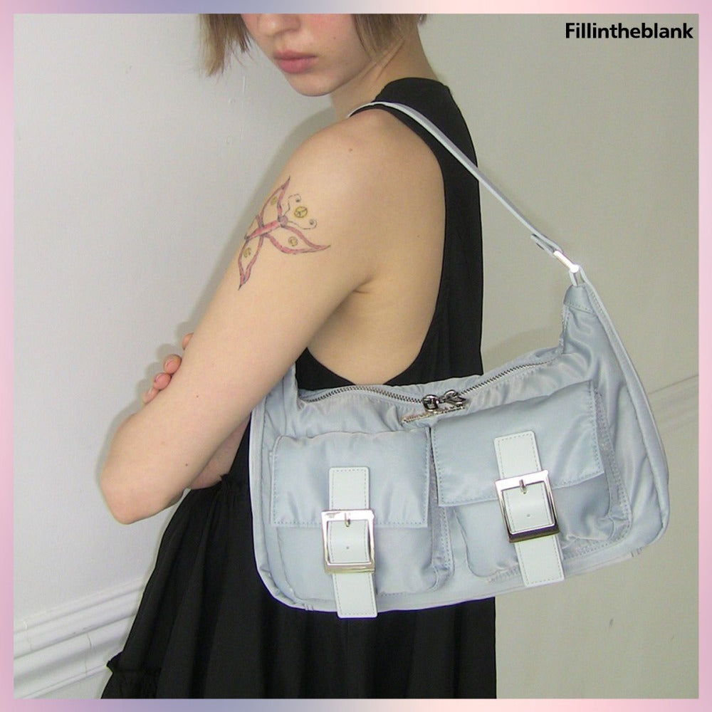 【FILL IN THE BLANK】PK HOBO BAG NYLON 3 COLORS