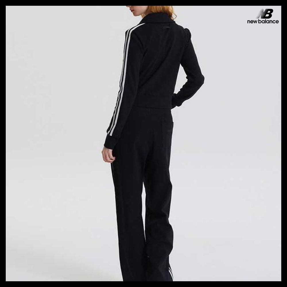 【New Balance】Women Track Ribbed Zip Up Jacket 3 Colors