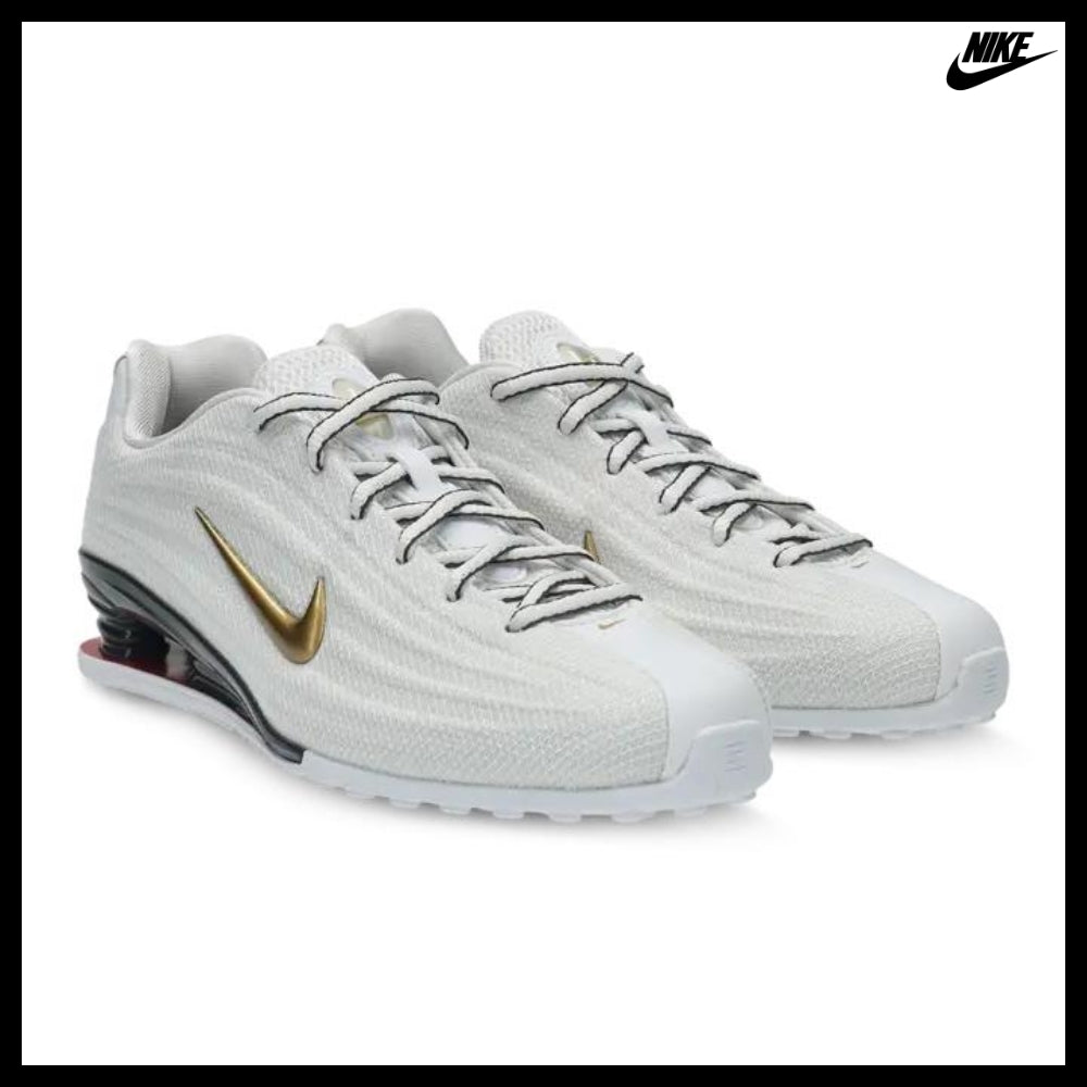 【NIKE】W Shox Z White Metallic Gold