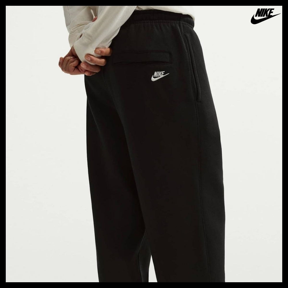 【NIKE】Sportswear Club Fleece Open Hem Pants M Black Jogger