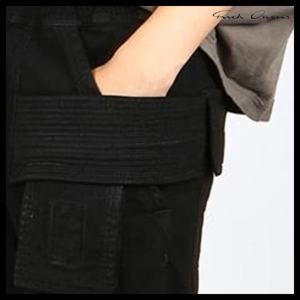 【RICK OWENS】Darkshadow Cargo Pants Black