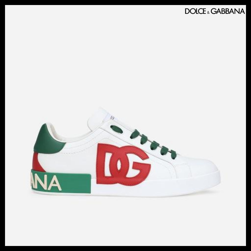 【Dolce&Gabbana】CALFSKIN PORTOFINO SNEAKERS