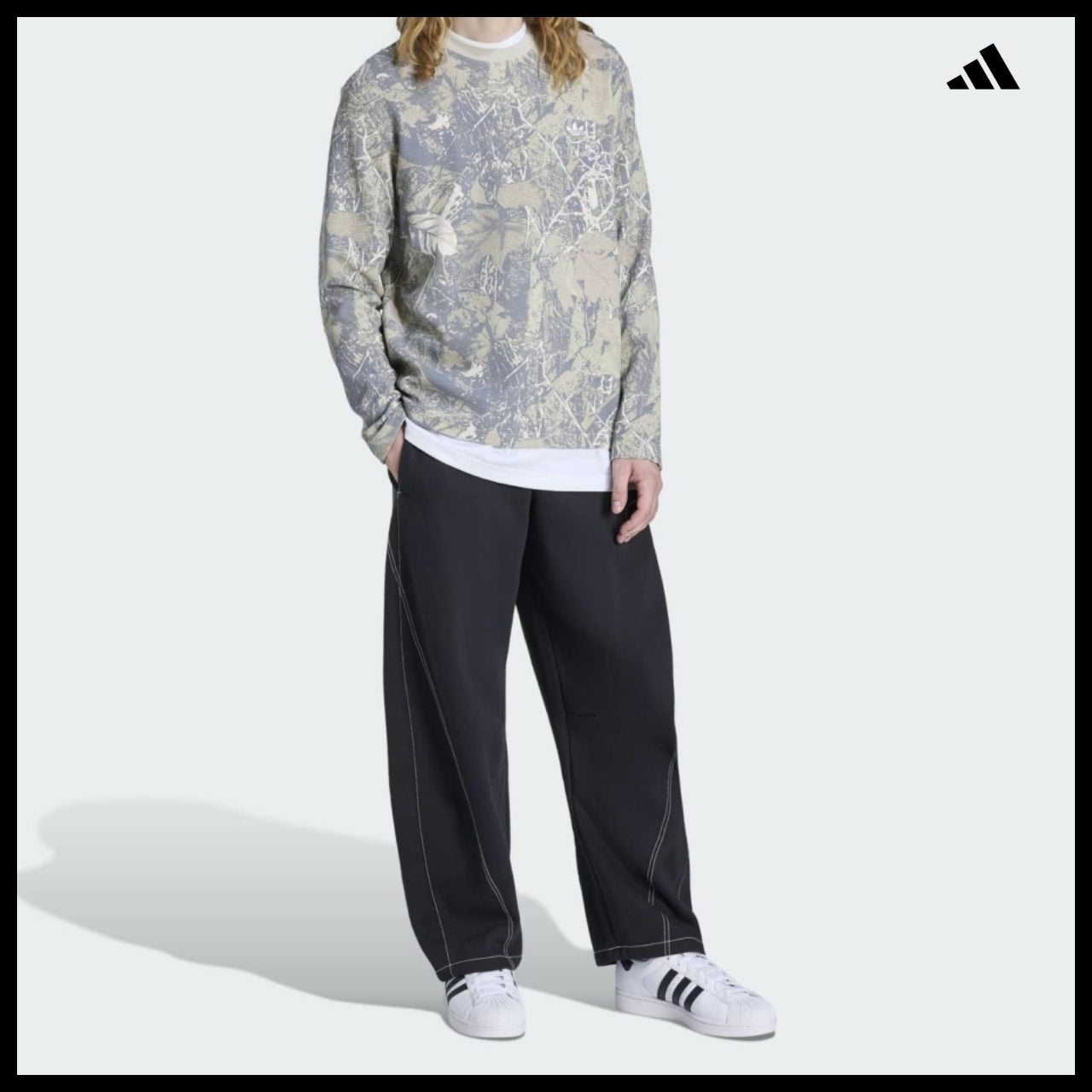 【ADIDAS】Shoemaker Graphic Fleece Pants (2 Colors)