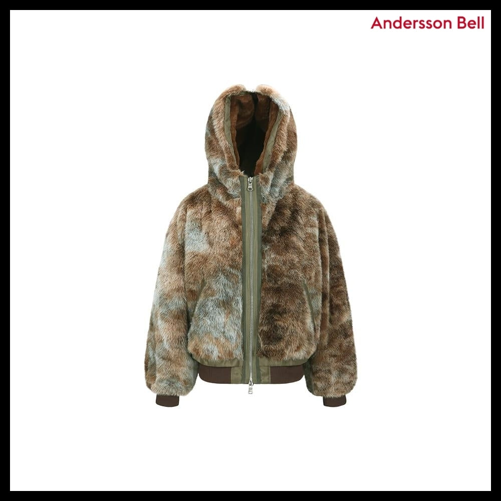 【ANDERSSON BELL】Vanessa Fur N2B Jacket Brown