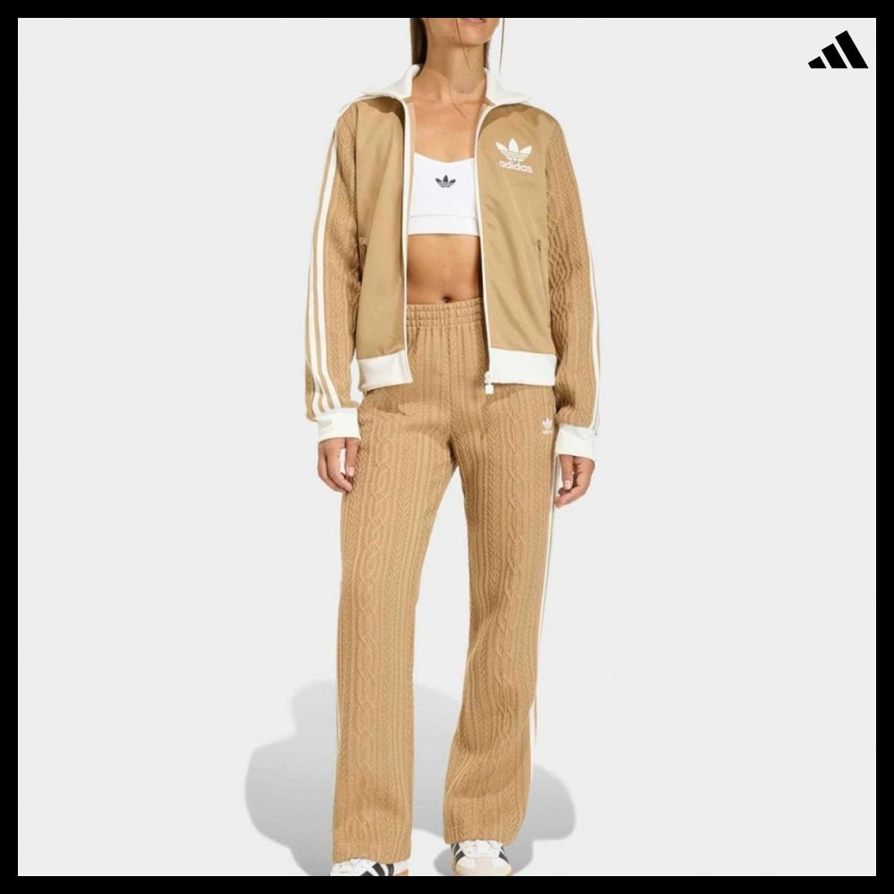【ADIDAS】Knit Beckenbauer Brown Track Top Track Jacket