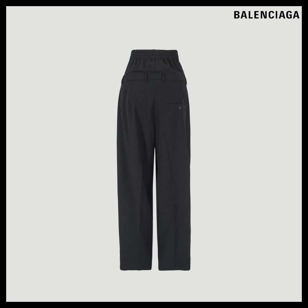 【BALENCIAGA】Hybrid Tailoring Pants Black