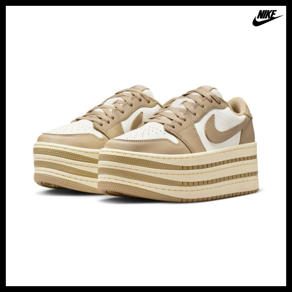 【Nike】AIR JORDAN 1 TRIPLE STACK KHAKI SAIL COCONUT MILK
