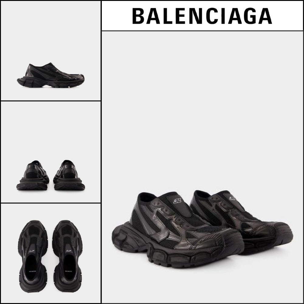 【BALENCIAGA】3XL Slip-On Top Sneakers Black