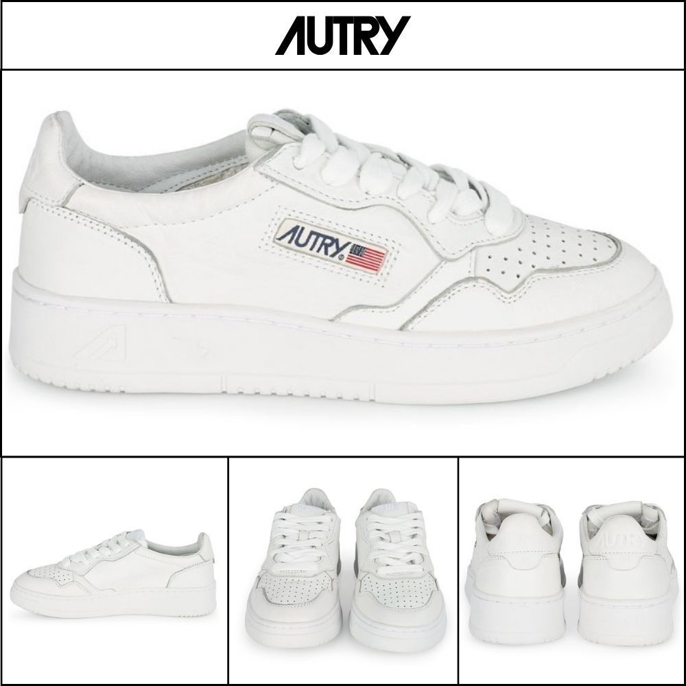【AUTRY】Medalist Leather Low Top White