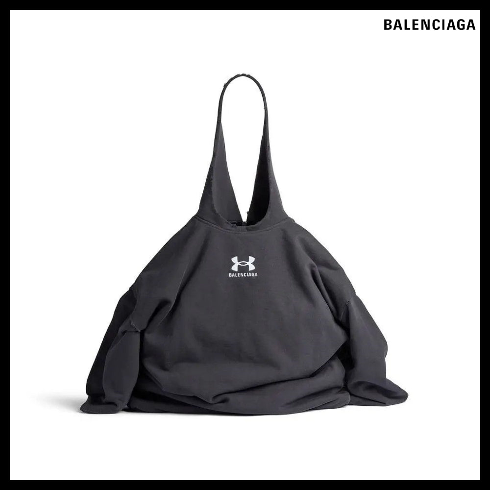 【BALENCIAGA】Under Armour Hoodie Bag in Black