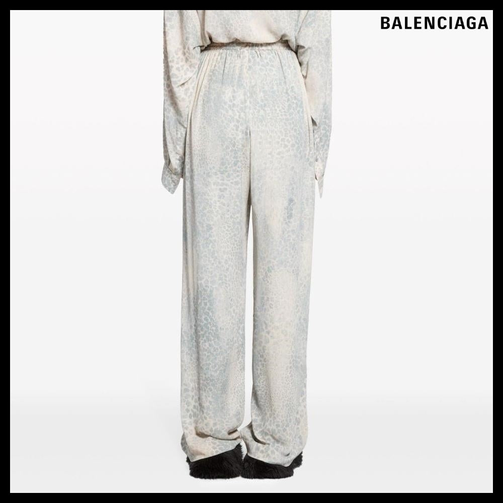 【BALENCIAGA】Bleached Leo Fluid Tracksuit Pants
