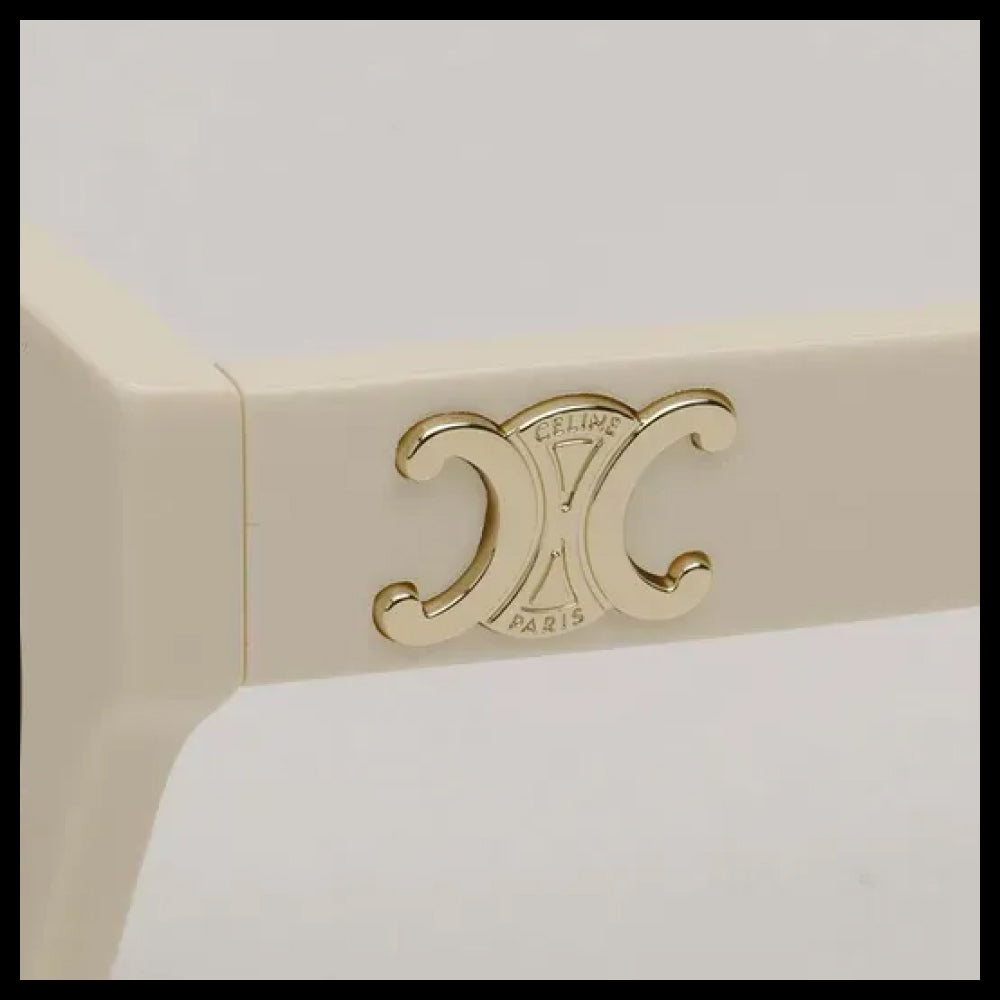 【CELINE】Butterfly Ivory Horn-Rimmed Sunglasses
